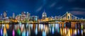 Pittsburgh downtown skyline panorama Royalty Free Stock Photo