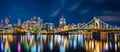 Pittsburgh downtown skyline panorama