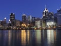 Pittsburgh at Dusk from PNC Park Royalty Free Stock Photo