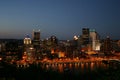 Pittsburgh at Night Royalty Free Stock Photo
