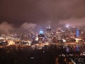 Pittsburgh night sky