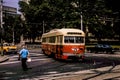 Pittsburgh PCC Trolley #1602, in 1966