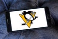 Pittsburgh Penguins ice hockey team logo Royalty Free Stock Photo