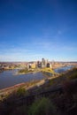 View of Downtown Pittsburgh, Pennsylvania from the Duquesne Incline