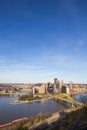 View of Downtown Pittsburgh, Pennsylvania from the Duquesne Incline