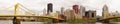 Pittsburgh Pennsylvania Downtown City Skyline Allegeny River Royalty Free Stock Photo