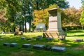 Pittsburgh, Pennsylvania, USA 9/7/2019 The A.J. Kelly, Jr Family grave site in Homewood cemetery