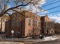 Pittsburgh, Pennsylvania, USA January 14, 2024 The Carnegie Library of Pittsburgh - Homewood, opened in 1910 Royalty Free Stock Photo