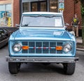 Pittsburgh, Pennsylvania, USA July 18, 2022 A 1971 Ford Bronco at the Shadyside car show Royalty Free Stock Photo