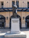 Pittsburgh, Pennsylvania, USA March 5, 2023 The Honus Wagner statue outside of PNC Park where the Pittsburgh Pirates play Royalty Free Stock Photo