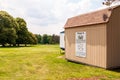 Pittsburgh, Pennsylvania, USA 6/21/20 A shed with a sign for the Bob O`Connor Golf Course in Schenley Park