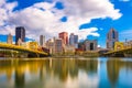 Pittsburgh, Pennsylvania, USA Skyline Royalty Free Stock Photo