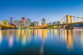 Pittsburgh, Pennsylvania, USA Skyline Royalty Free Stock Photo