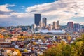 Pittsburgh, Pennsylvania, USA Skyline Royalty Free Stock Photo