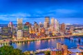 Pittsburgh, Pennsylvania, USA Skyline Royalty Free Stock Photo