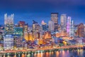 Pittsburgh, Pennsylvania, USA Skyline Royalty Free Stock Photo