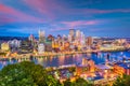 Pittsburgh, Pennsylvania, USA Skyline Royalty Free Stock Photo