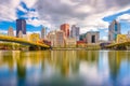 Pittsburgh, Pennsylvania, USA Skyline Royalty Free Stock Photo