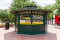 Pittsburgh, Pennsylvania, USA 7/13/20 The ticket booth for the Pittsburgh Tour Company that offers sightseeing tours