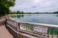 Pittsburgh, Pennsylvania, USA 06/09/2019 A walkway around the Highland Park Reservoir