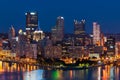 Pittsburgh skyline. Royalty Free Stock Photo