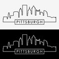 Pittsburgh skyline.