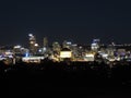 Pittsburgh Skyline at Night Royalty Free Stock Photo