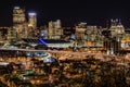 Pittsburgh Skyline at Night Royalty Free Stock Photo