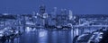 Pittsburgh skyline panorama. Royalty Free Stock Photo