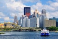 Pittsburgh Waterfront Royalty Free Stock Photo