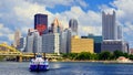 Pittsburgh Waterfront Royalty Free Stock Photo