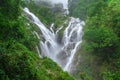 PiTuGro waterfall is often called the Heart shaped waterfalls Umphang,Thailand Royalty Free Stock Photo