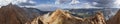 Piute Crags Mountain Panorama Royalty Free Stock Photo