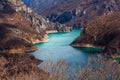 Piva river canyon Royalty Free Stock Photo