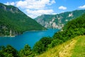 Piva River and Lake Royalty Free Stock Photo