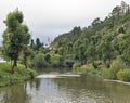 Pivka River in Postojna, Slovenia. Royalty Free Stock Photo