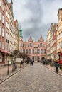 Piwna street in Gdansk, Poland