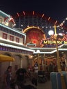 Pixar Pier Disneyland Los Angeles at night Portrait