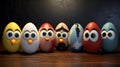 Pixar Style Angry Birds Animated Easter Eggs Wallpapers For Facebook Royalty Free Stock Photo