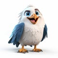 Pixar-style 3d Cartoon Bird Illustration With Lively Facial Expressions