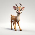 Pixar-style 3d Deer Character Animation Preview