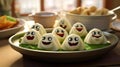 Pixar-style Dumplings: Five Ghosts On A Platter With A Dreamy And Cute Miki Asai-inspired Twist