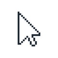Pixel arrow cursor