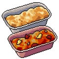 Pixel art baked bakery box