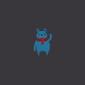 Pixel Art Bear