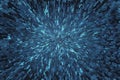 Pixel Art Blue Digital Explosion Background Royalty Free Stock Photo