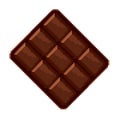 Pixel art chocolate bar nine pieces