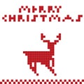 Pixel art deer