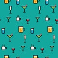 Pixel Art Drinks