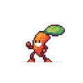 Pixel Art Carrot